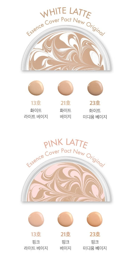 [AGE 20's] Essence Cover Pact Shining Drops Edition Case 1p + Refill 12.5g 3pcs SET