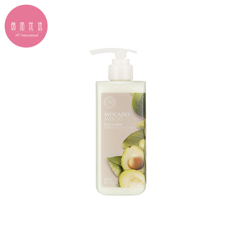 [The Face Shop] Body Lotion 300mL / Avocado / Raspberry