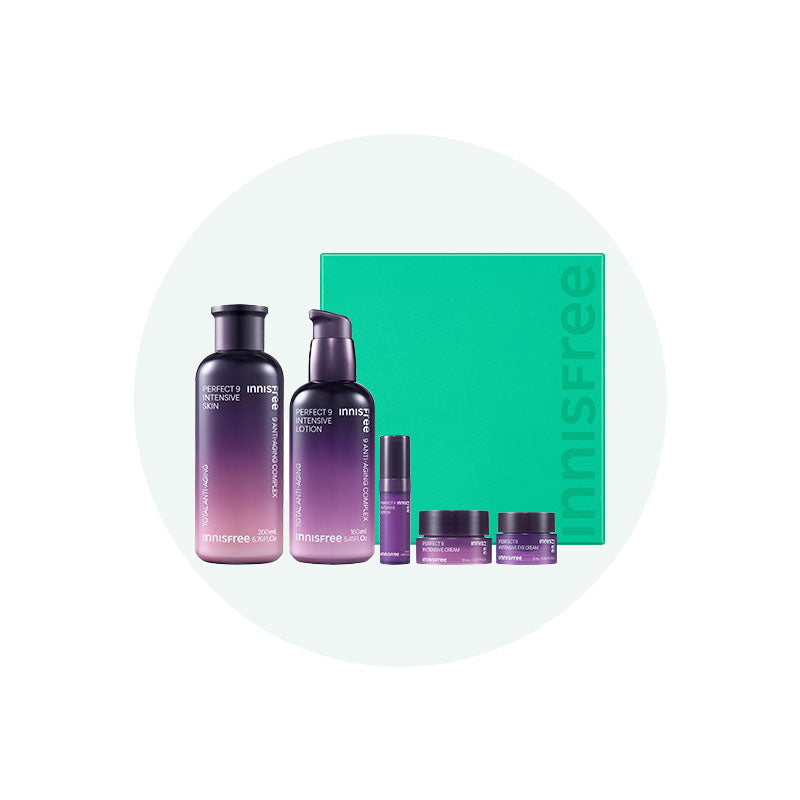 [INNISFREE] Perfect 9 Intensive Duo Set EX (Include 5 items)