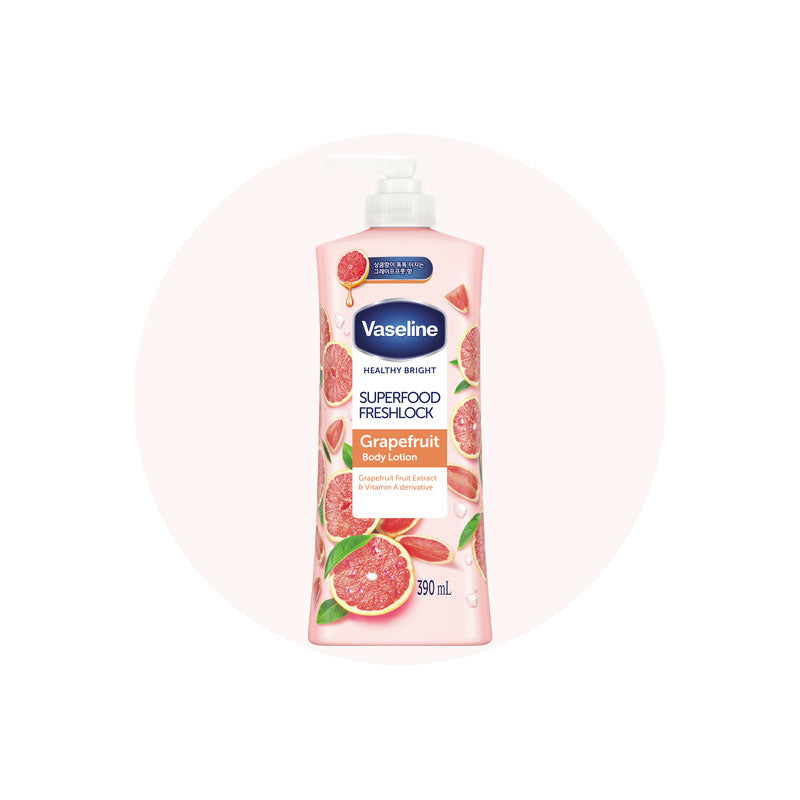 [Vaseline] Superfood Freshlock Body Lotion 390mL Cranberry/ Grapefruit