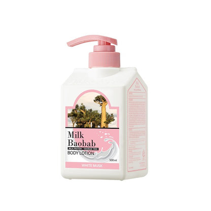 [Milk Baobab] Body Lotion 500mL / White Musk / White Soap / Baby Powder / Ivory Musk / Damask Rose