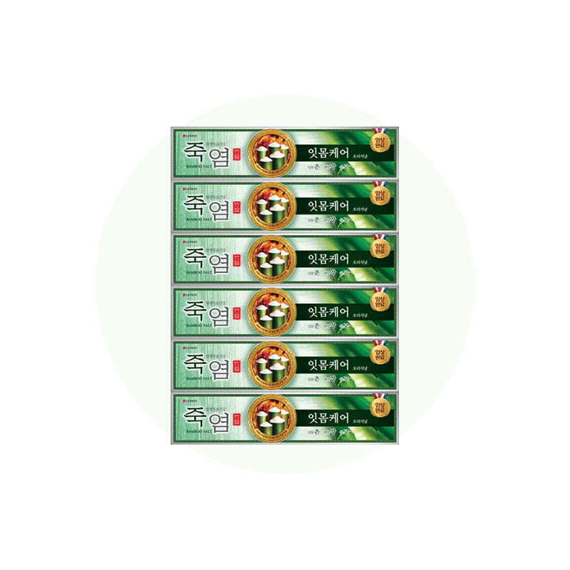 [LG H&H] Bamboo Salt Toothpaste 160g * 6ea