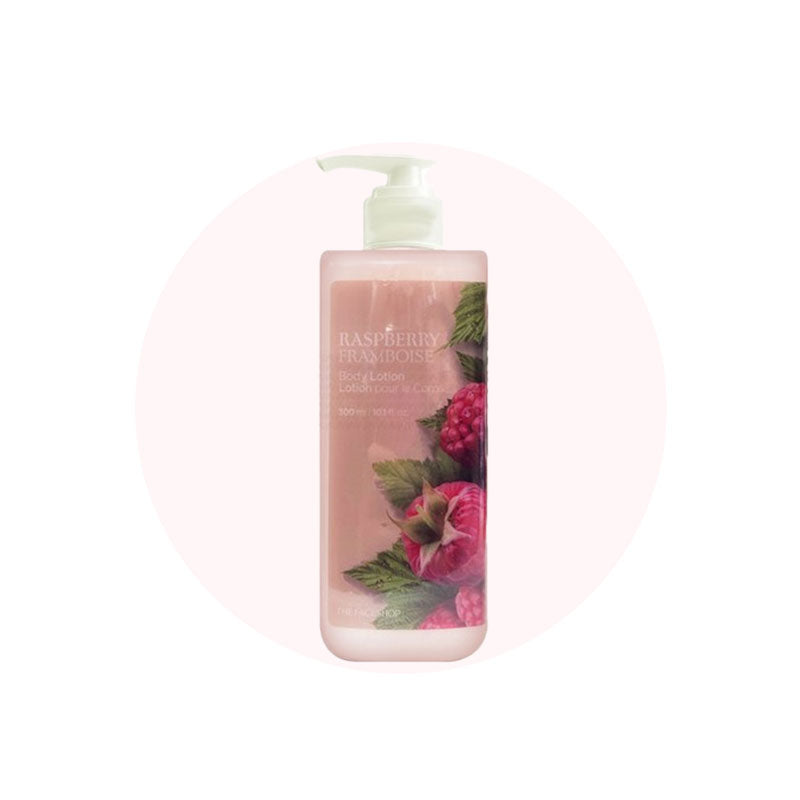 [The Face Shop] Body Lotion 300mL / Avocado / Raspberry