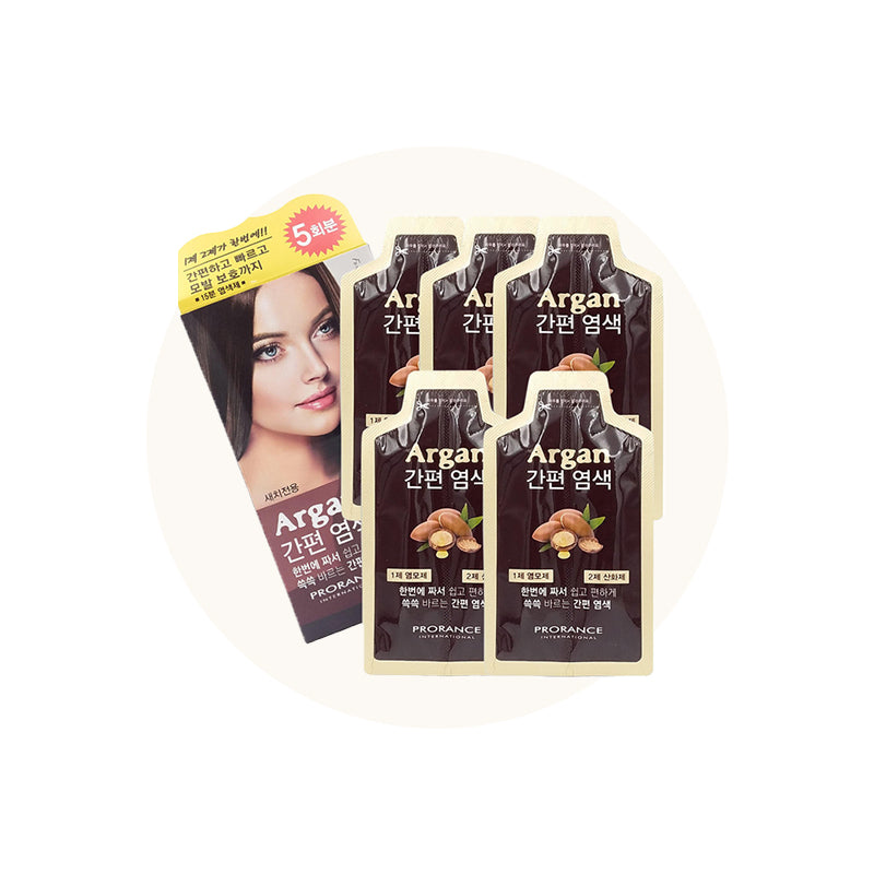 [PRORANCE] Argan Easy Hair Coloring Step1+Step2 5pcs