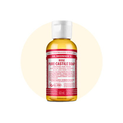 [DR BRONNER'S] Pure Castile Liquid Soap 60mL Body Wash
