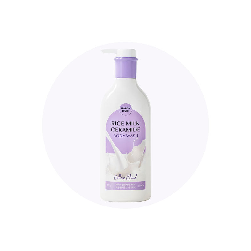 [Happy Bath] Rice Milk Ceramide Body Wash 650g