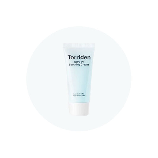 [Torriden] Dive In Low Molecular Hyaluronic Acid Soothing Cream 20ml Mini Size