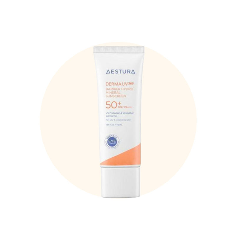 [AESTRA] Derma UV365 Barrier Hydro Mineral Sunscreen / Red Calming Tone Up Sunscreen SPF50+ PA++++